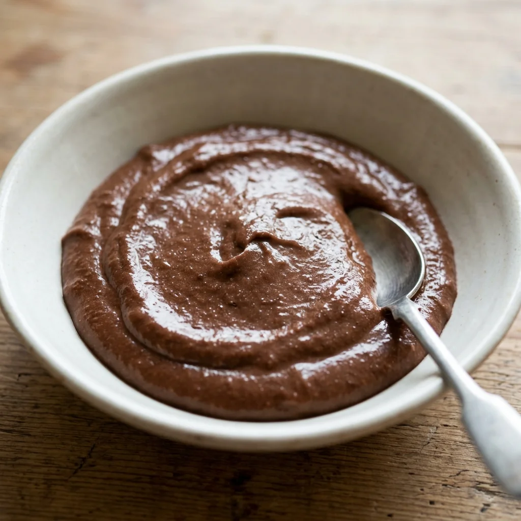 Velvet Chocolate Flour Pudding