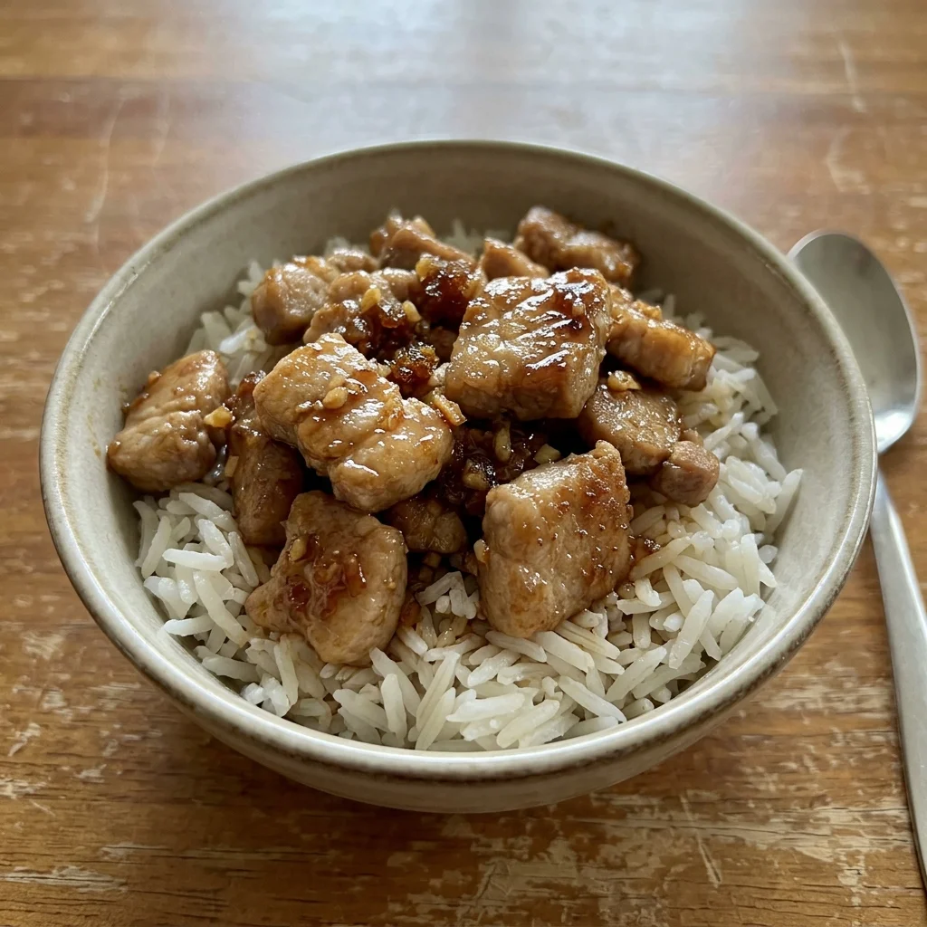 Vietnamese Caramel-Style Pork Rice Bowl