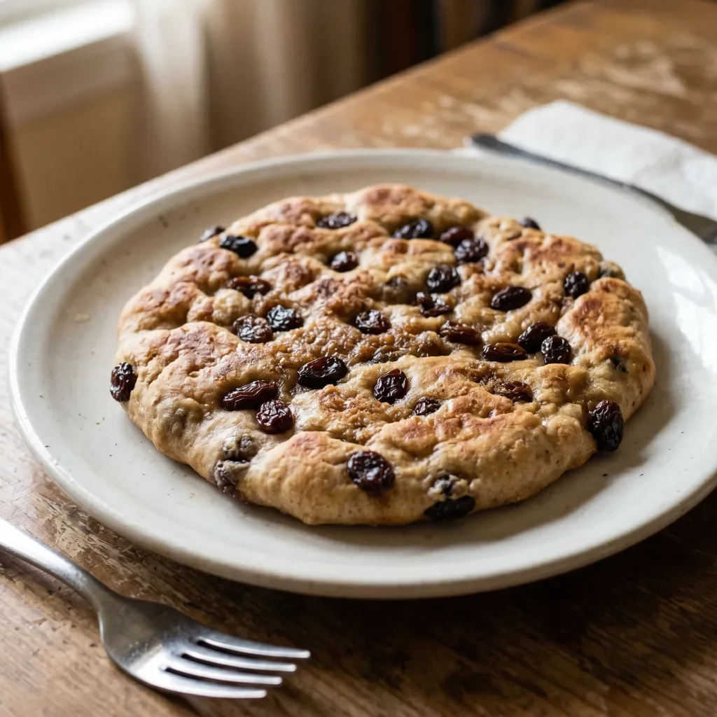 Brown Sugar Raisin Flatbread