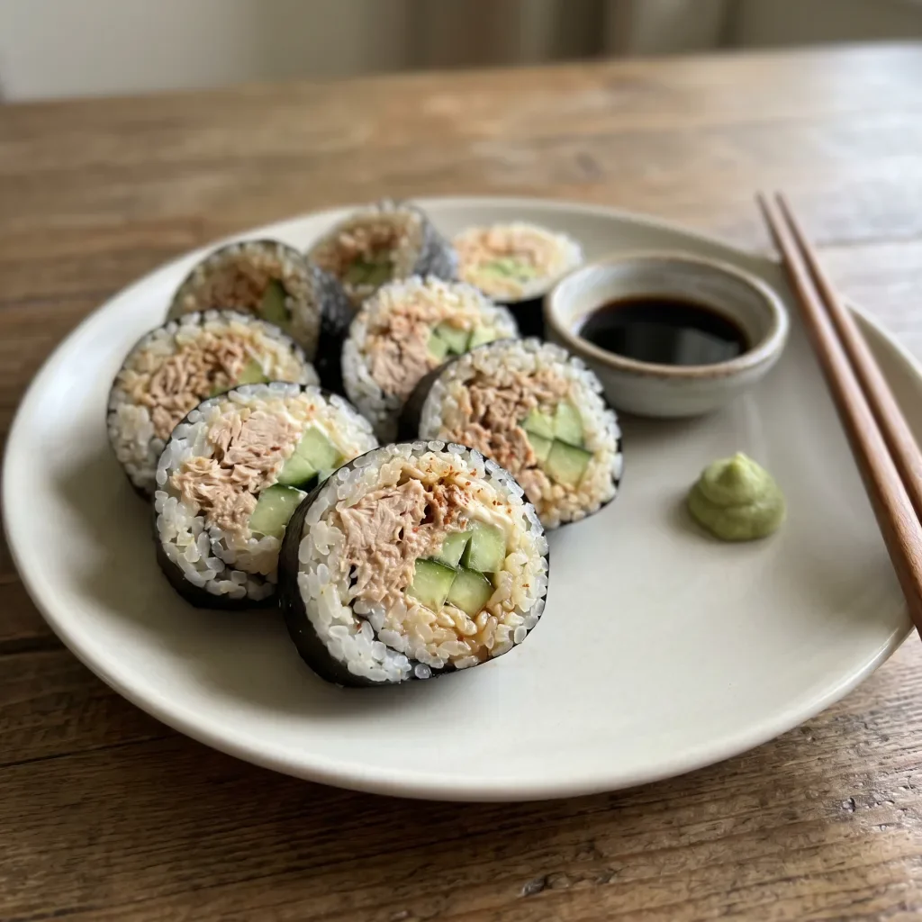 Spicy Canned Tuna Sushi Roll