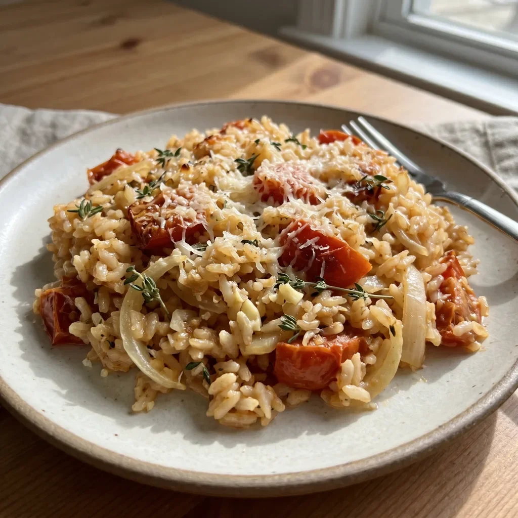Provencal Tomato Rice Bake