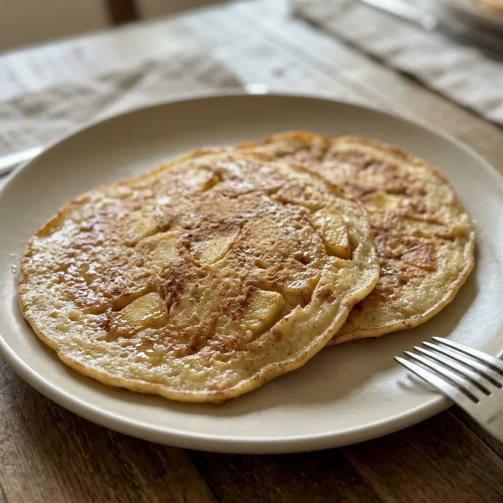 Swedish Apple Cinnamon Pancakes