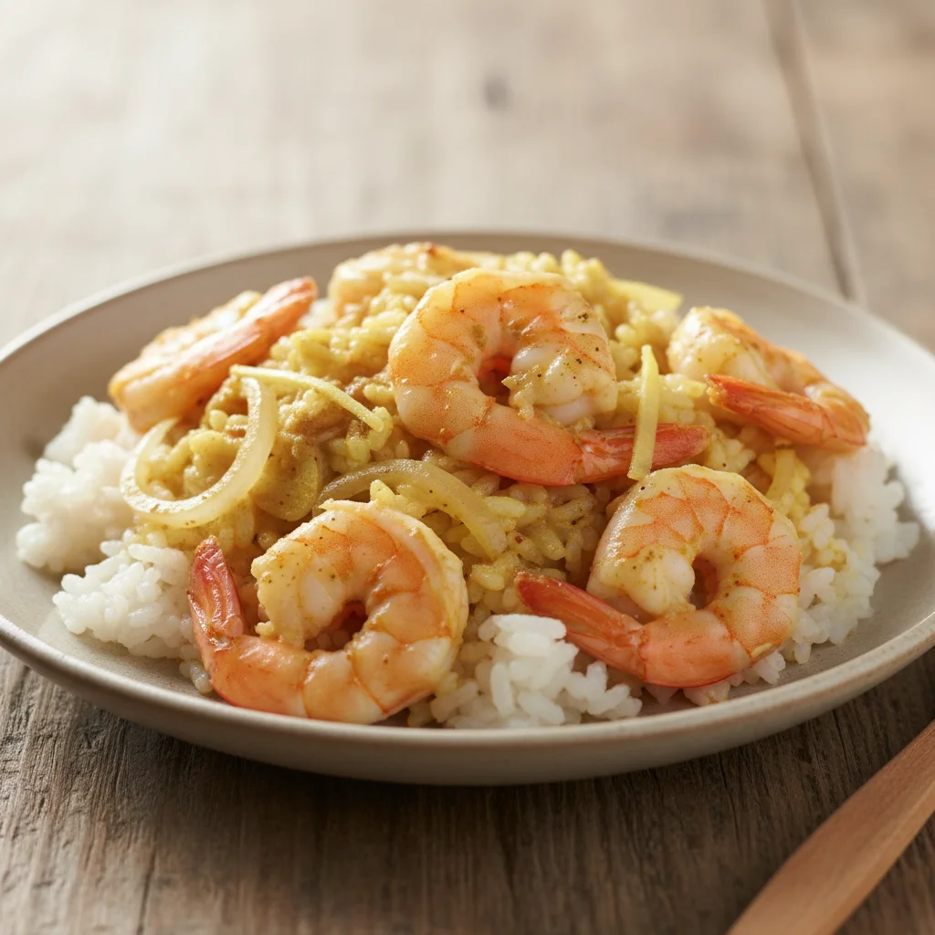 Shrimp Coconut Rice Curry