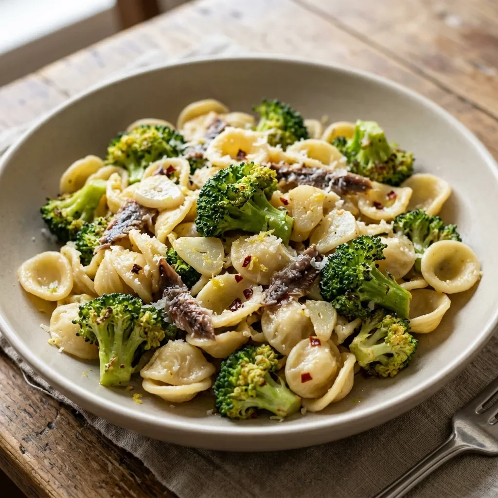 Puglian Broccoli Garlic Pasta