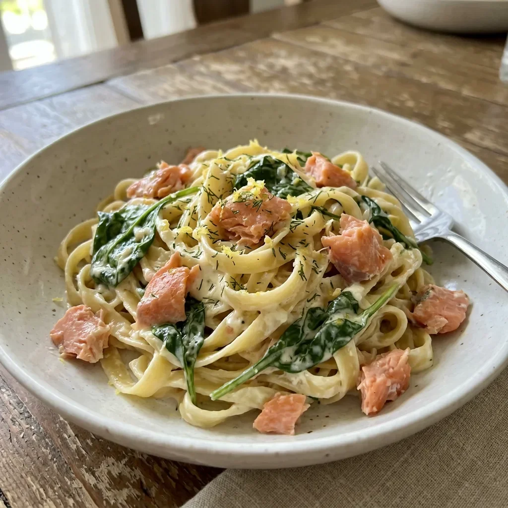 Smoked Salmon Cream Cheese Pasta