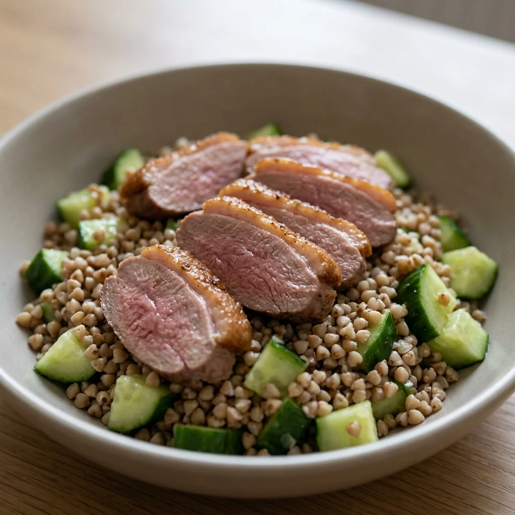 Duck Breast Buckwheat Bowl