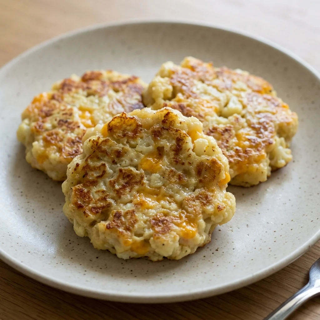 Cauliflower Cheddar Fritters
