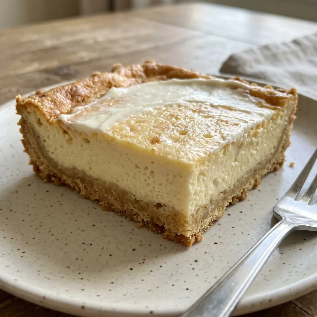 Butter Crumb Egg Tart Slab