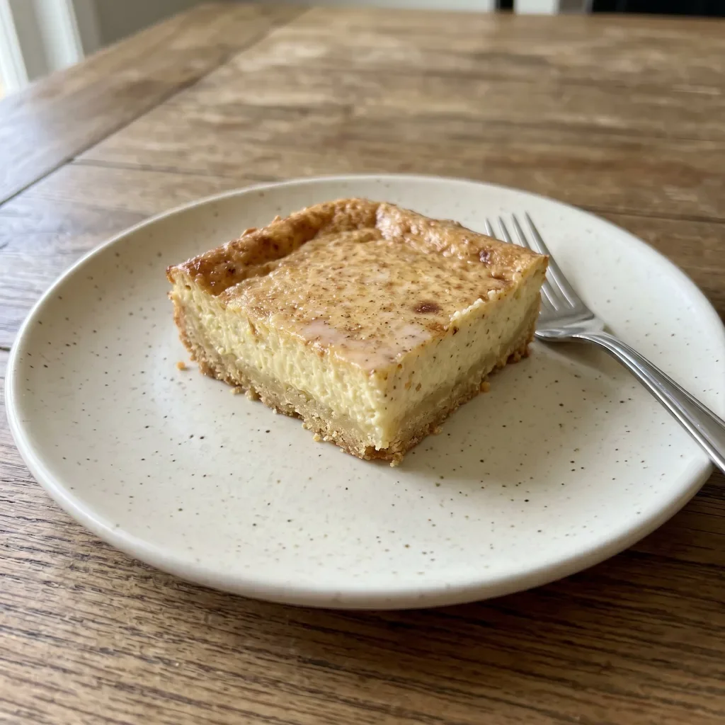 Butter Shortbread Egg Custard Bars