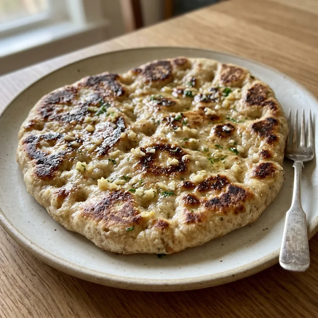 Yeast Flatbread with Garlic Butter