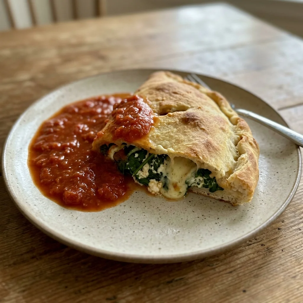 Calzones with Spinach Ricotta