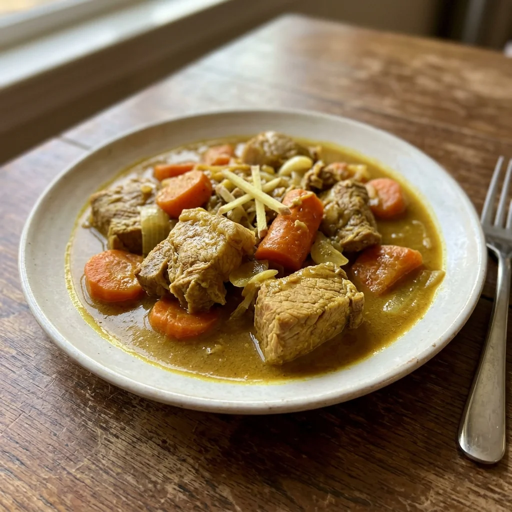 Pork Carrot Ginger Curry