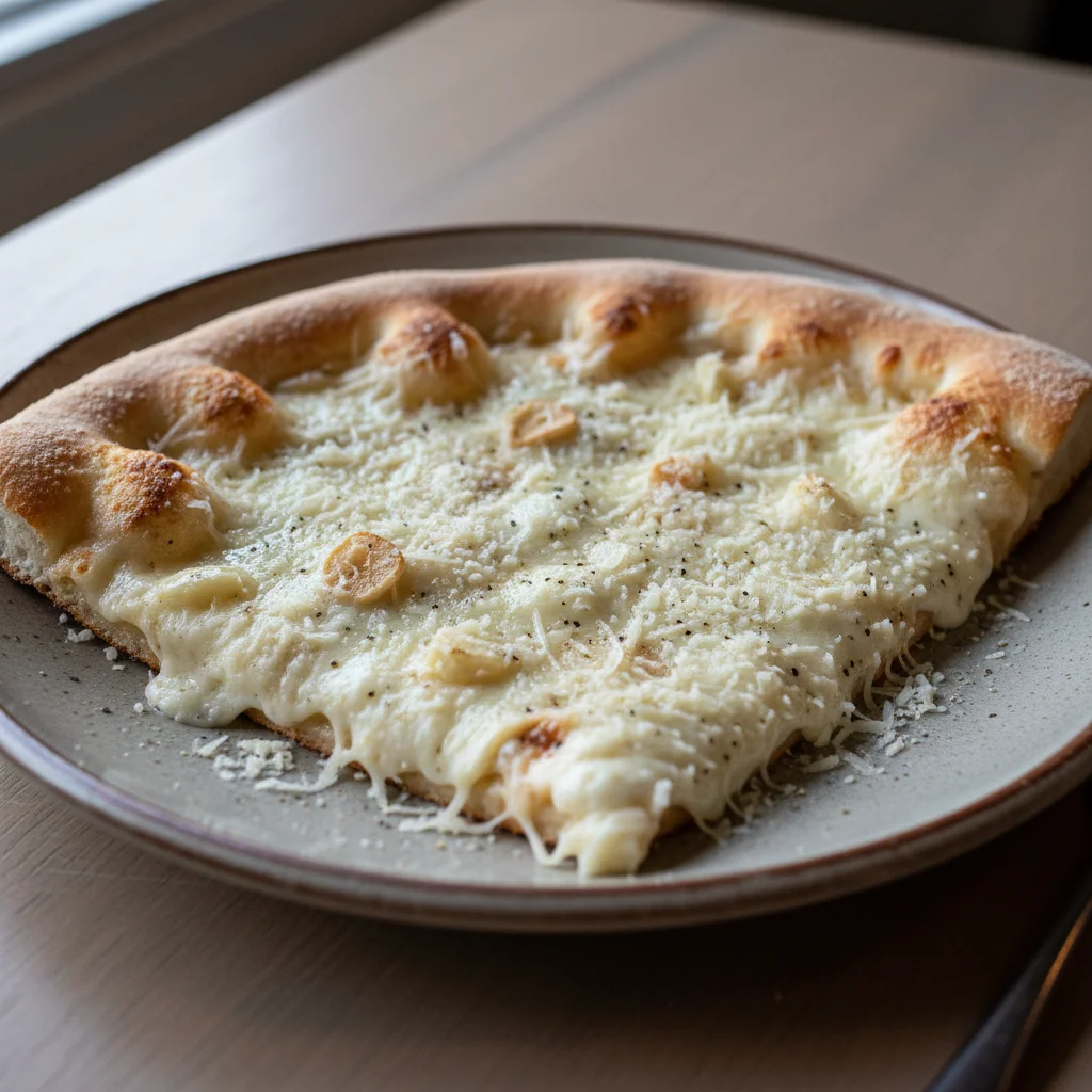 White Garlic Parmesan Pizza