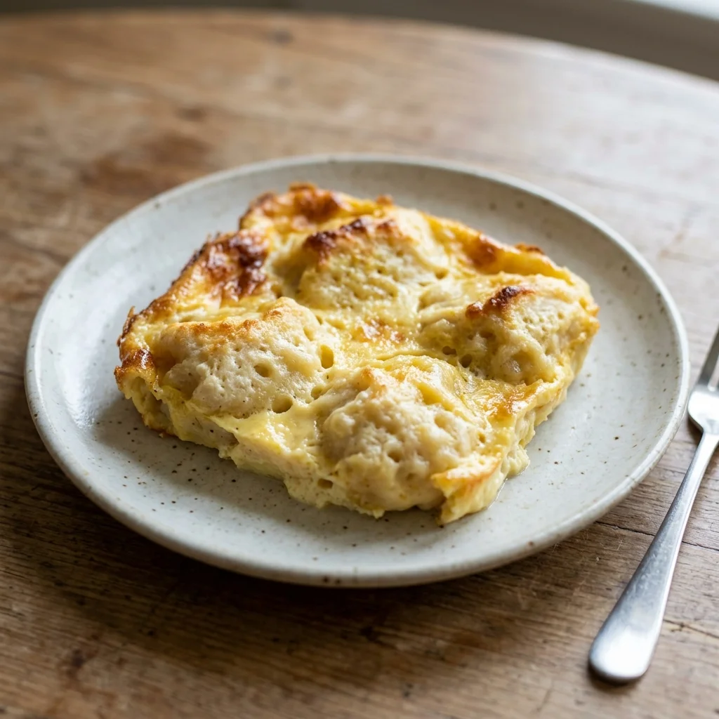 Egg Custard Dumpling Bake