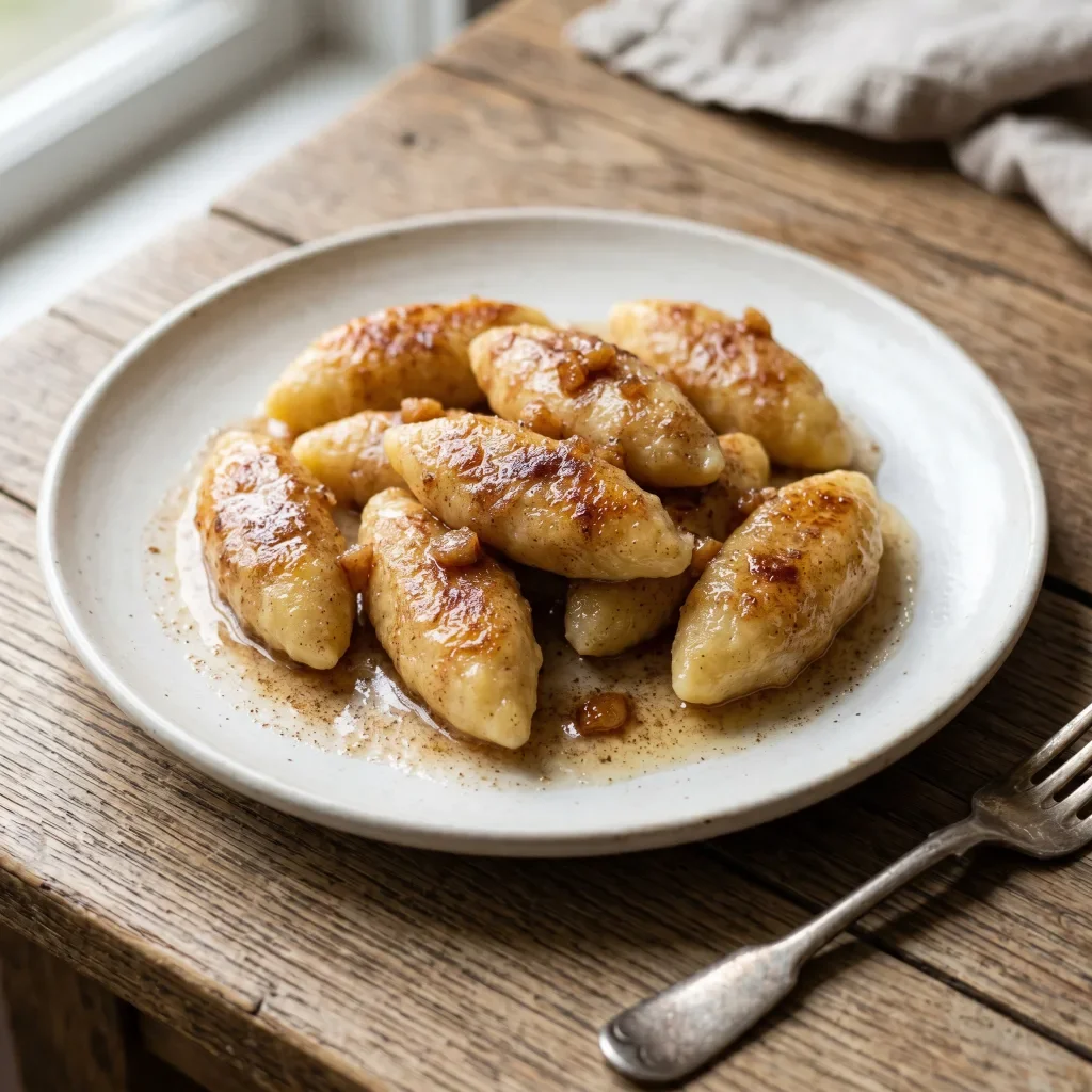 Potato Cinnamon Sweet Dumplings with Brown Butter