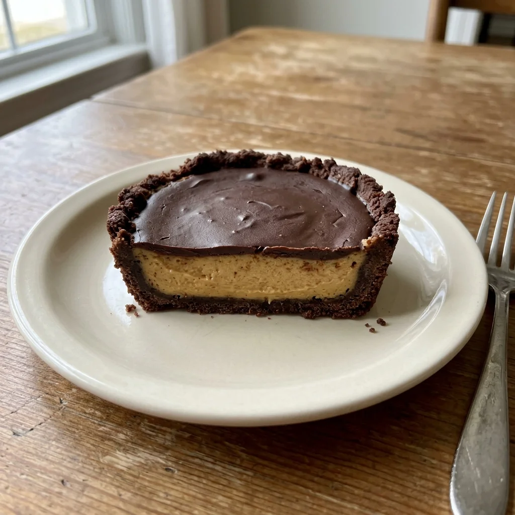 Chocolate Peanut Butter Custard Tart