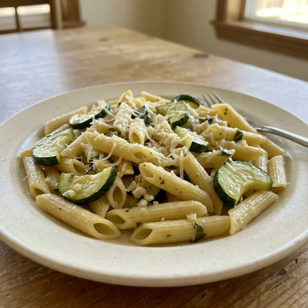 Zucchini Basil Penne