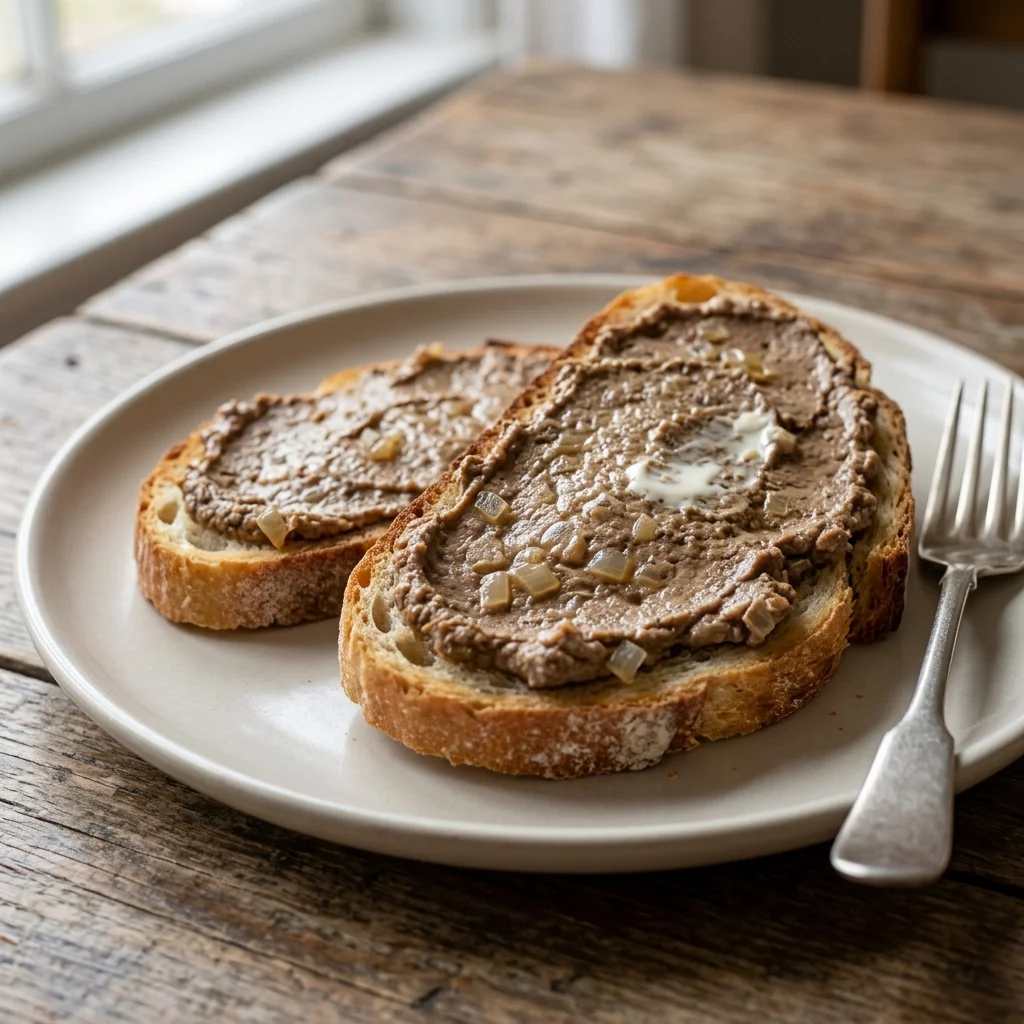 Chicken Liver Pate Toasts