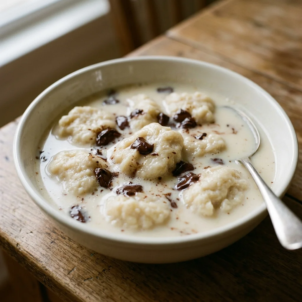 Sweet Milk Dumpling Soup