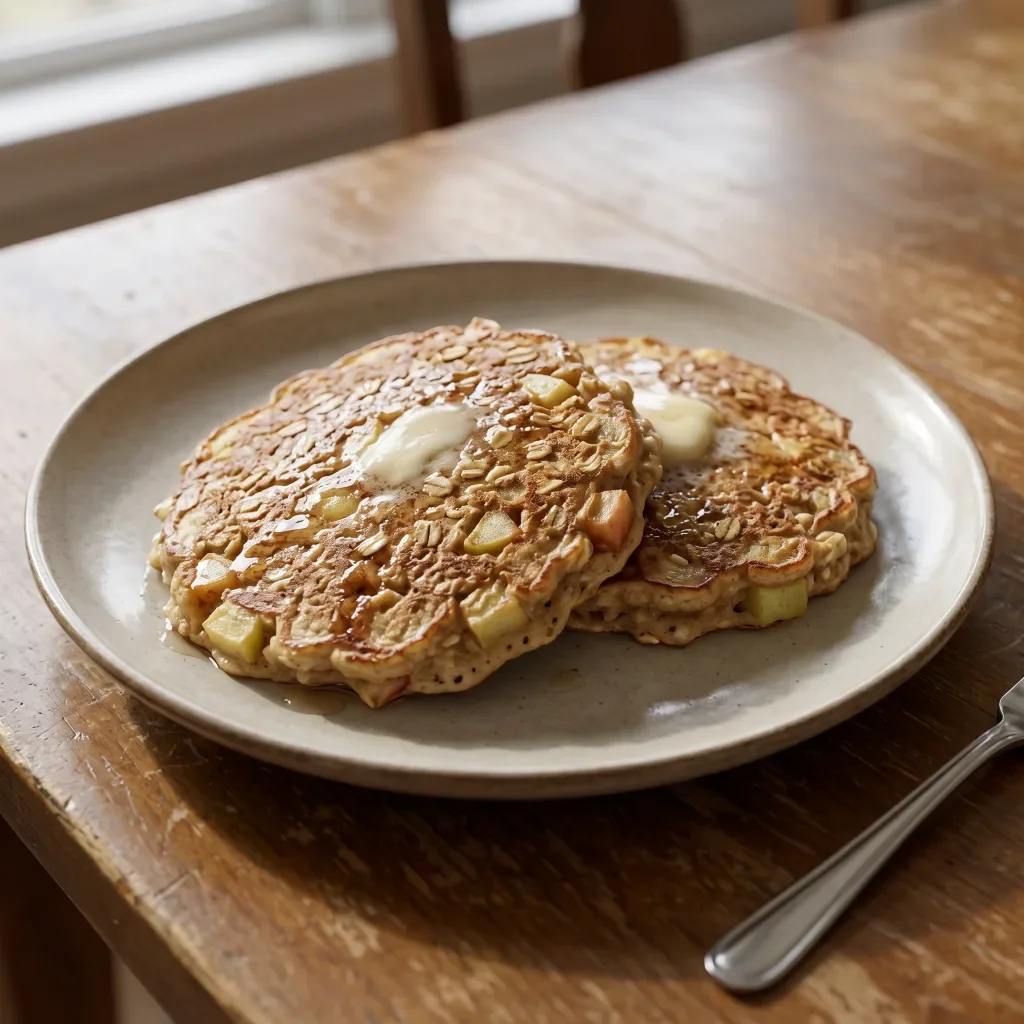 Apple Oat Pancakes