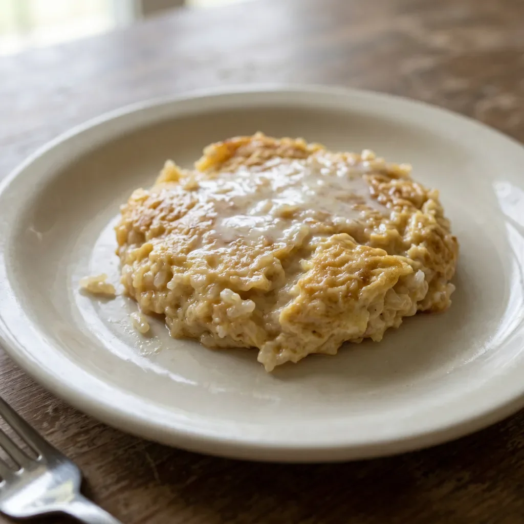Sweet Rice Omelet Custard