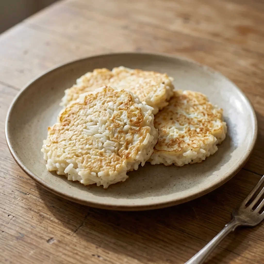 Egg White Rice Pancakes