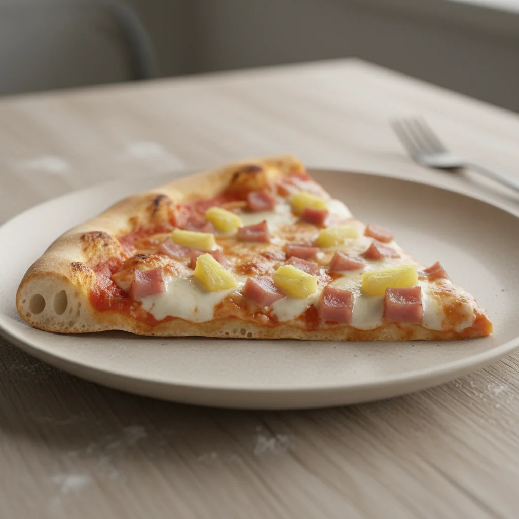 Ham Pineapple Homemade Pizza