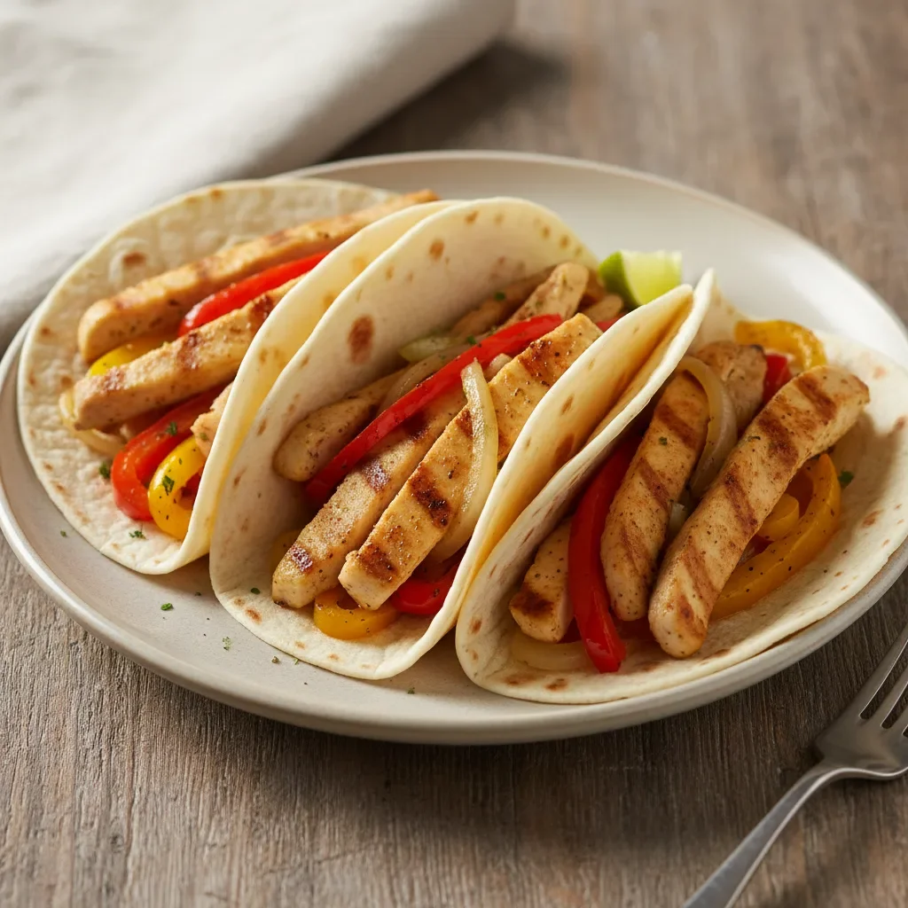 Grilled Chicken Fajita Tacos