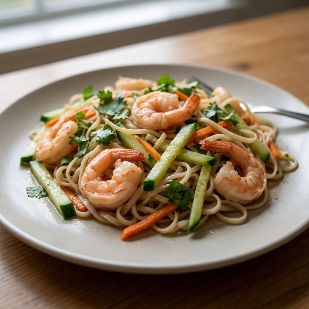 Vietnamese Shrimp Rice Noodle Salad