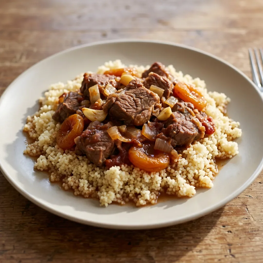 Lamb Tagine with Apricot Couscous