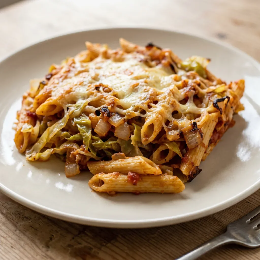Cabbage Pasta Bake