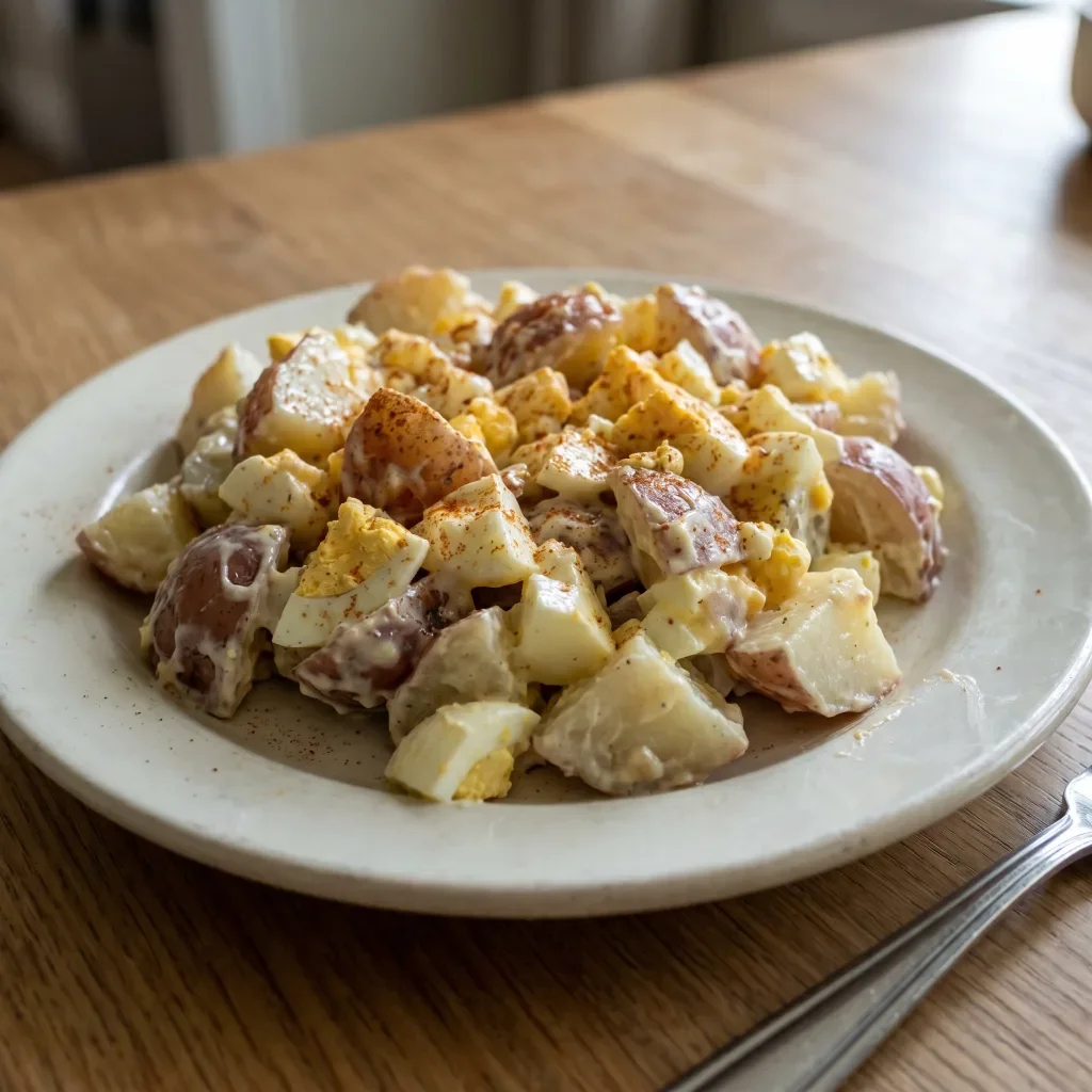 Potato Egg Sour Cream Salad
