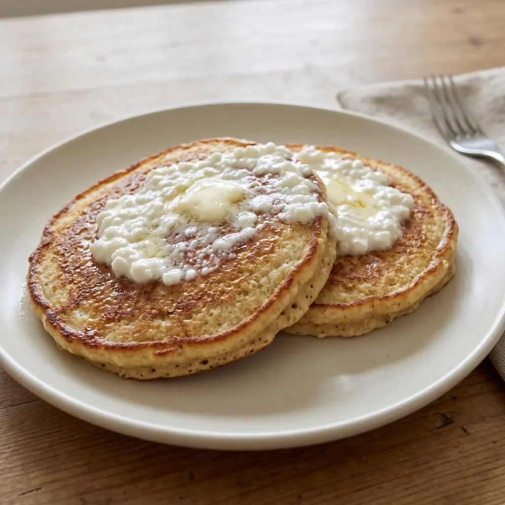 Cottage Cheese Almond Flour Pancakes
