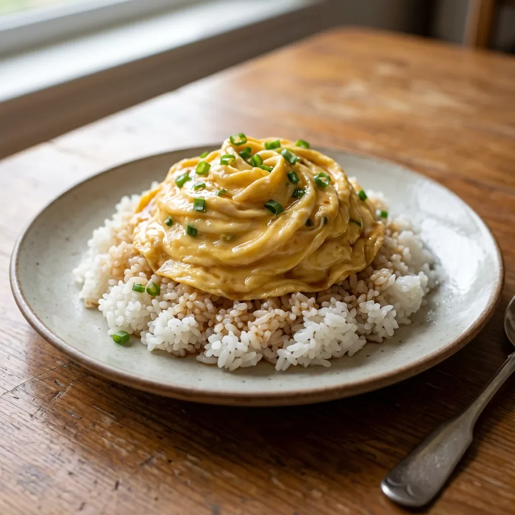 Korean Tornado Egg Rice