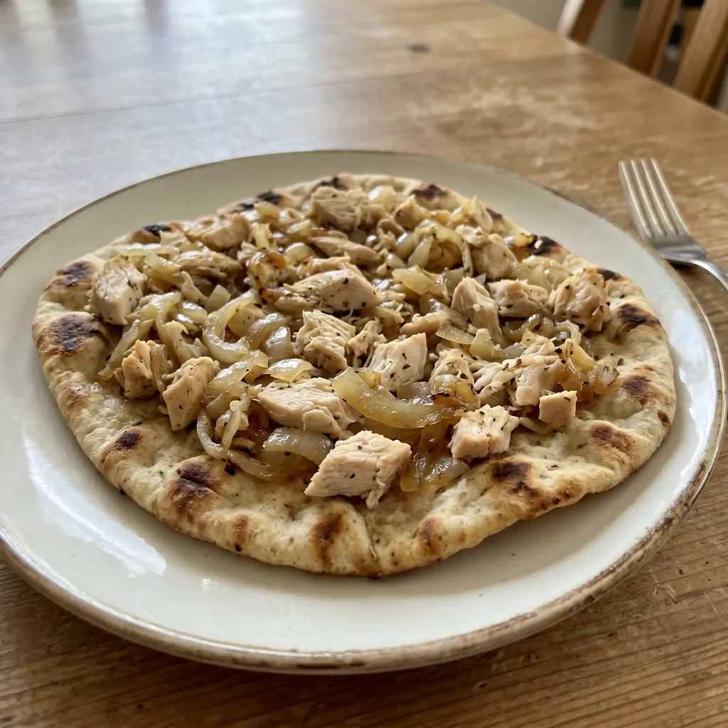 Chicken Onion Flatbread