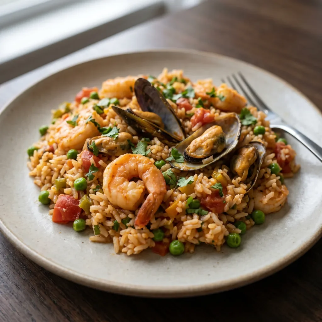 Peruvian Seafood Rice