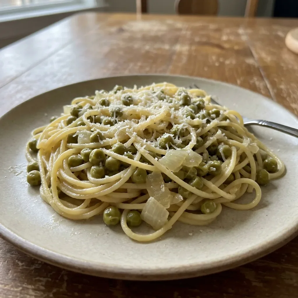 Venetian Pea Parmesan Pasta