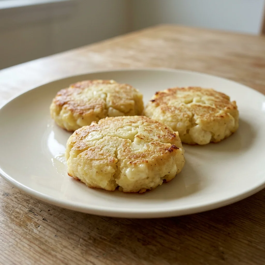 Cheese Curd Potato Cakes