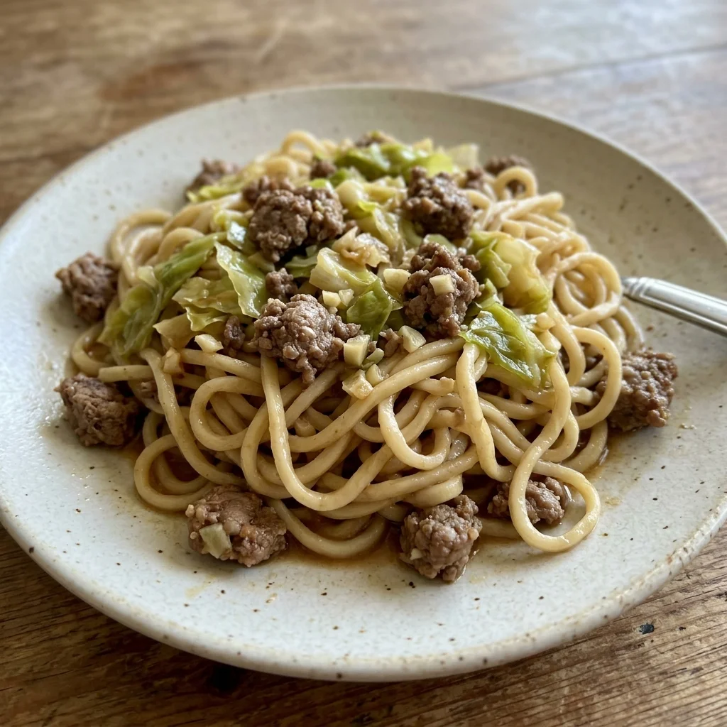 Fish Sauce Beef Cabbage Noodles