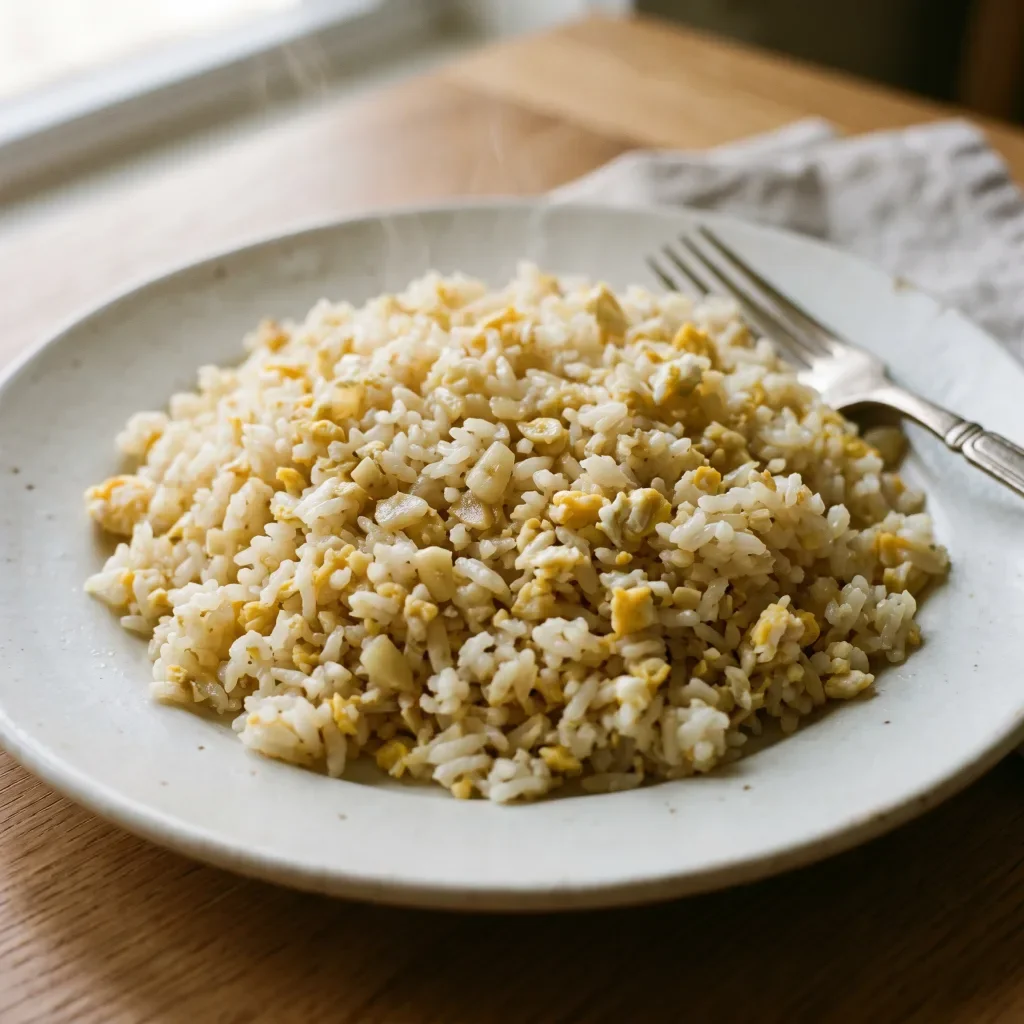 Garlic Butter Egg Rice
