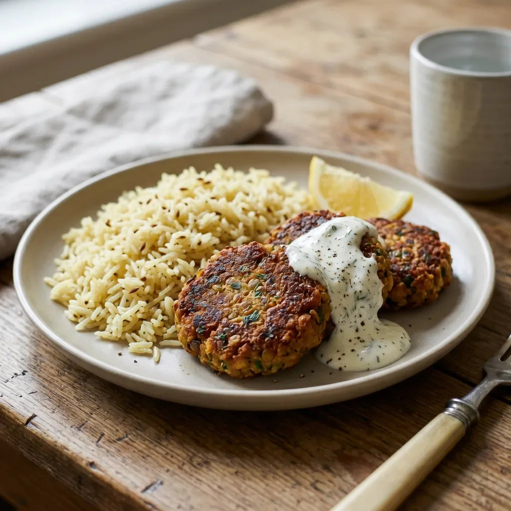 Lentil Kofta with Spiced Rice