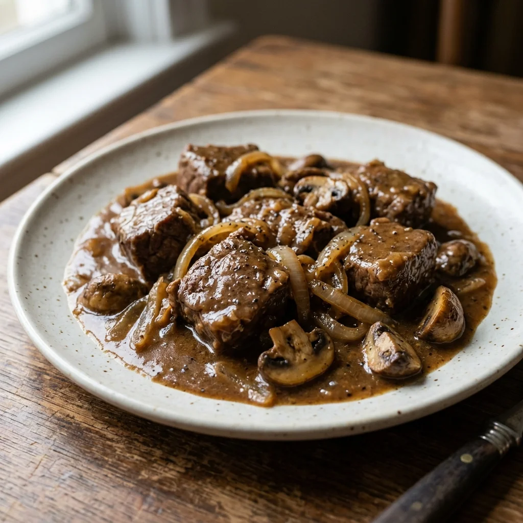 Beef Onion Dijon Gravy