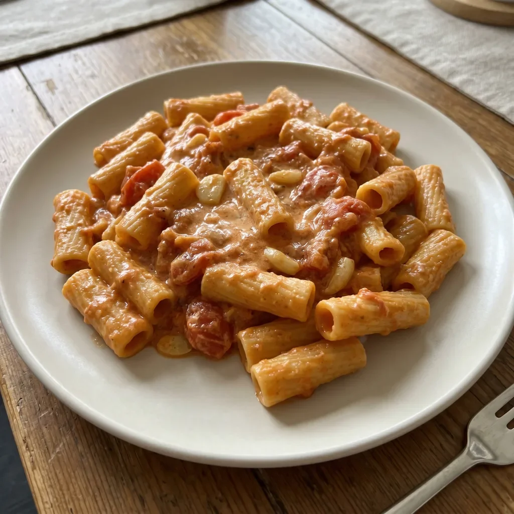 Tomato Sour Cream Pasta