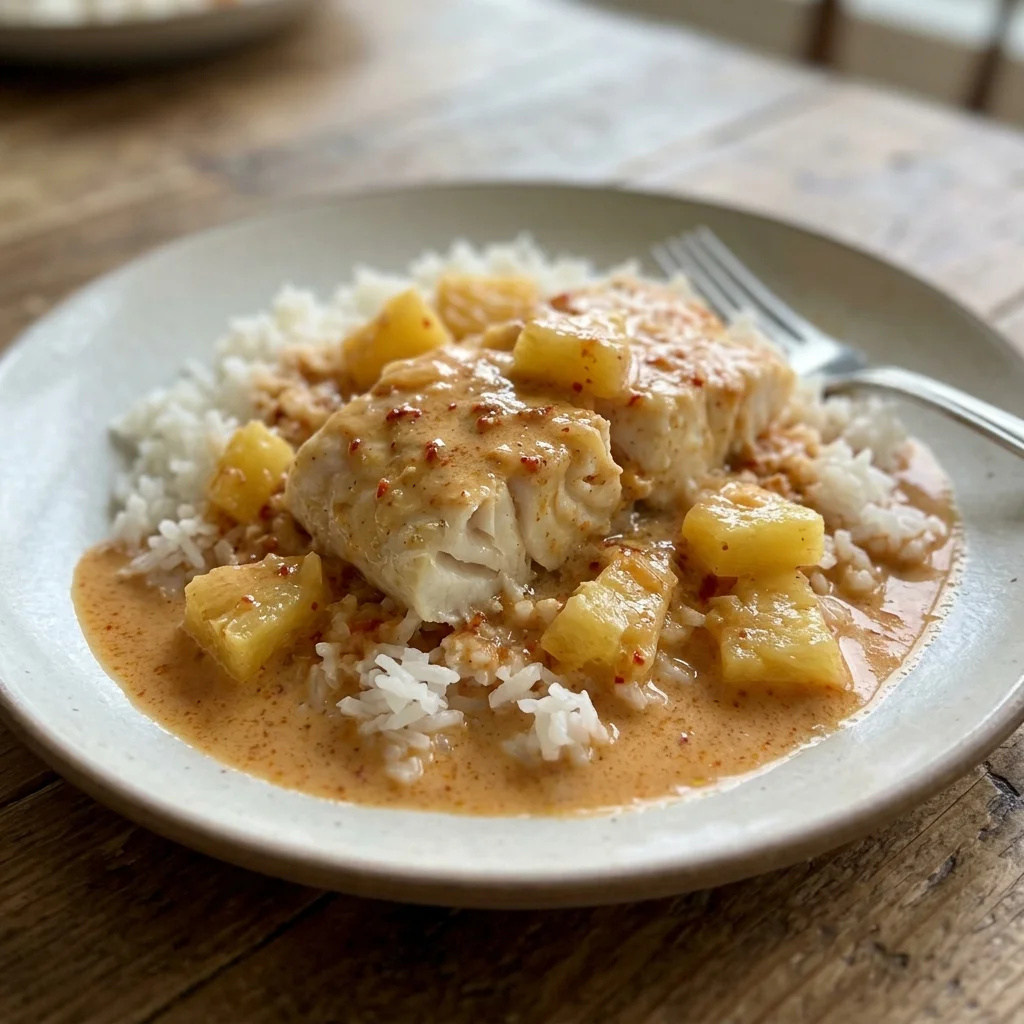 Thai Coconut Pineapple White Fish