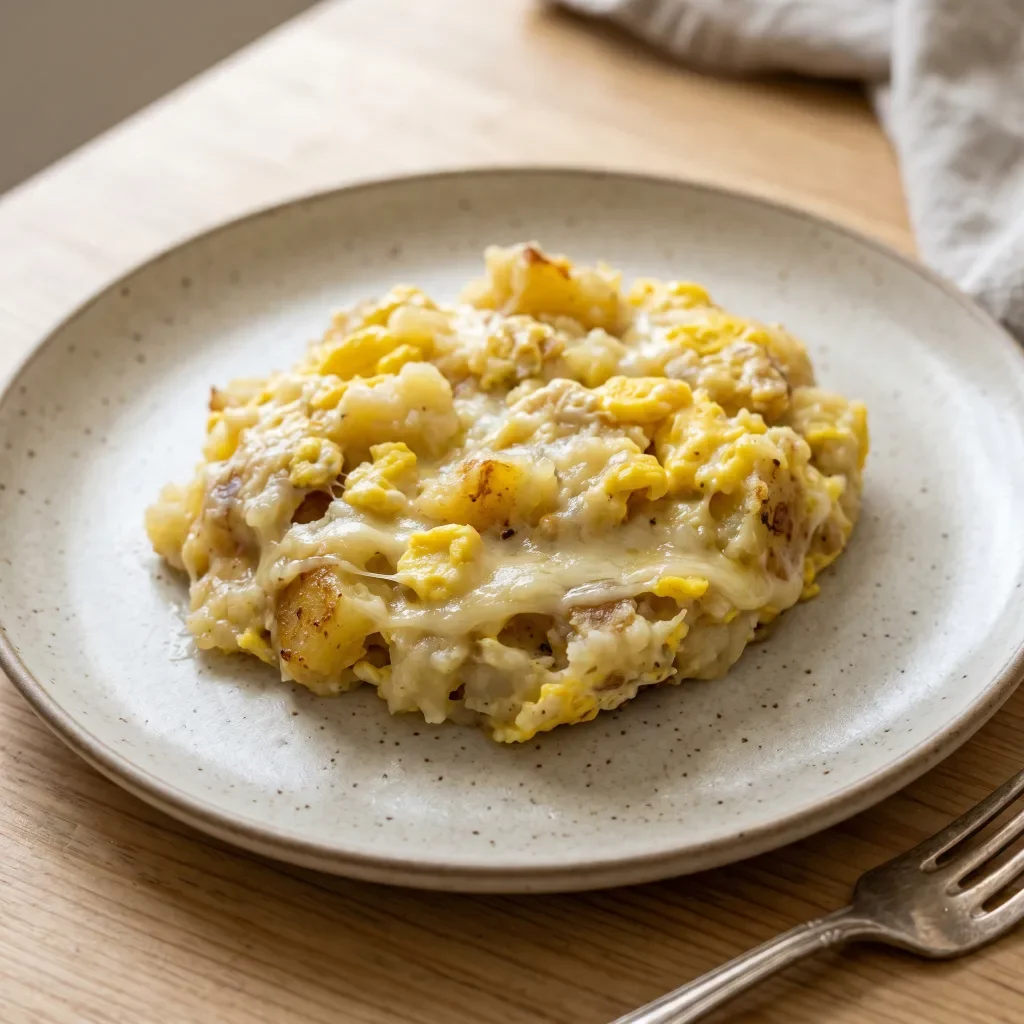 Potato Mozzarella Breakfast Melt