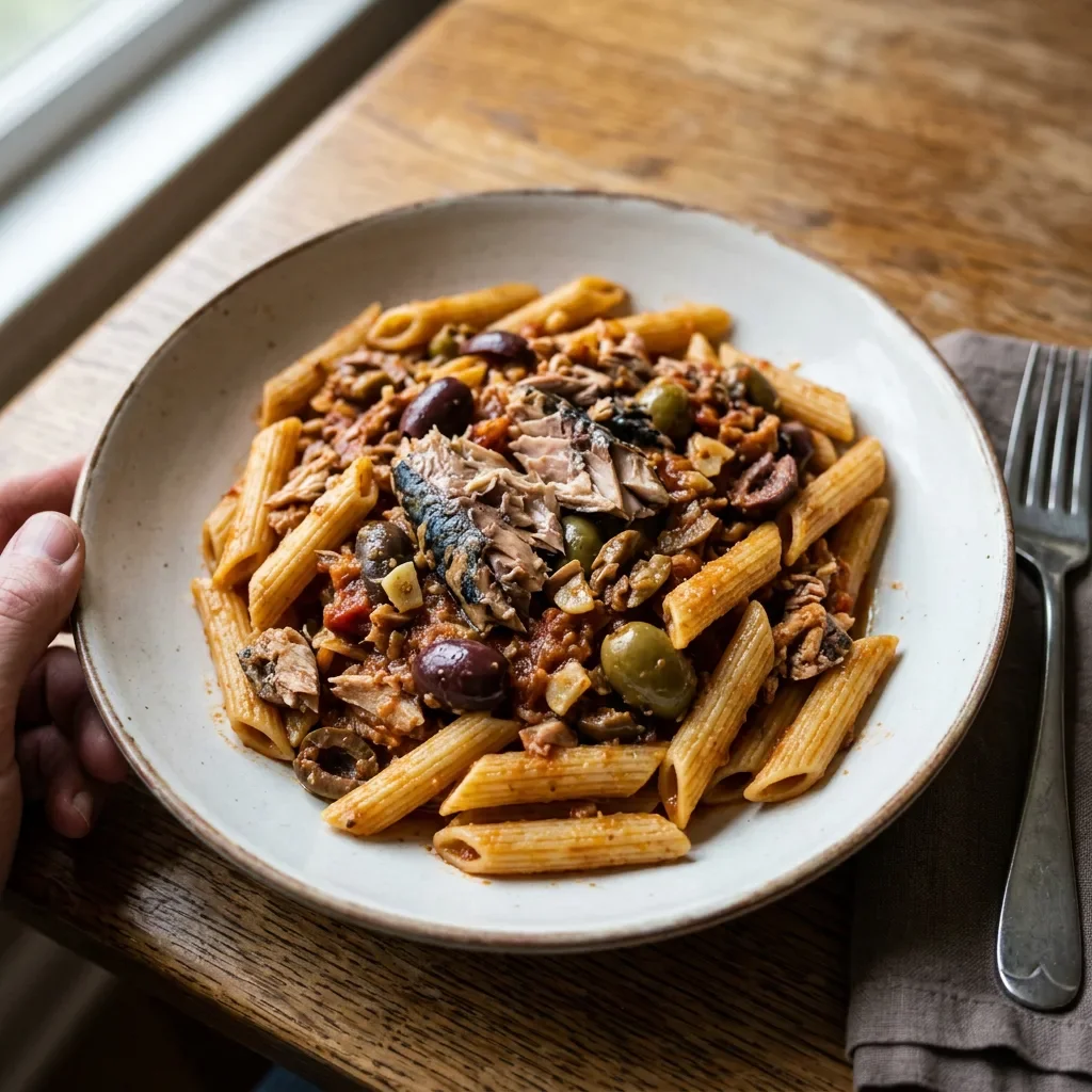 Mackerel Olive Penne