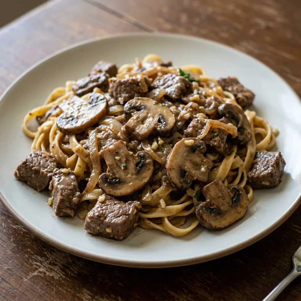 Beef Stroganoff Pasta