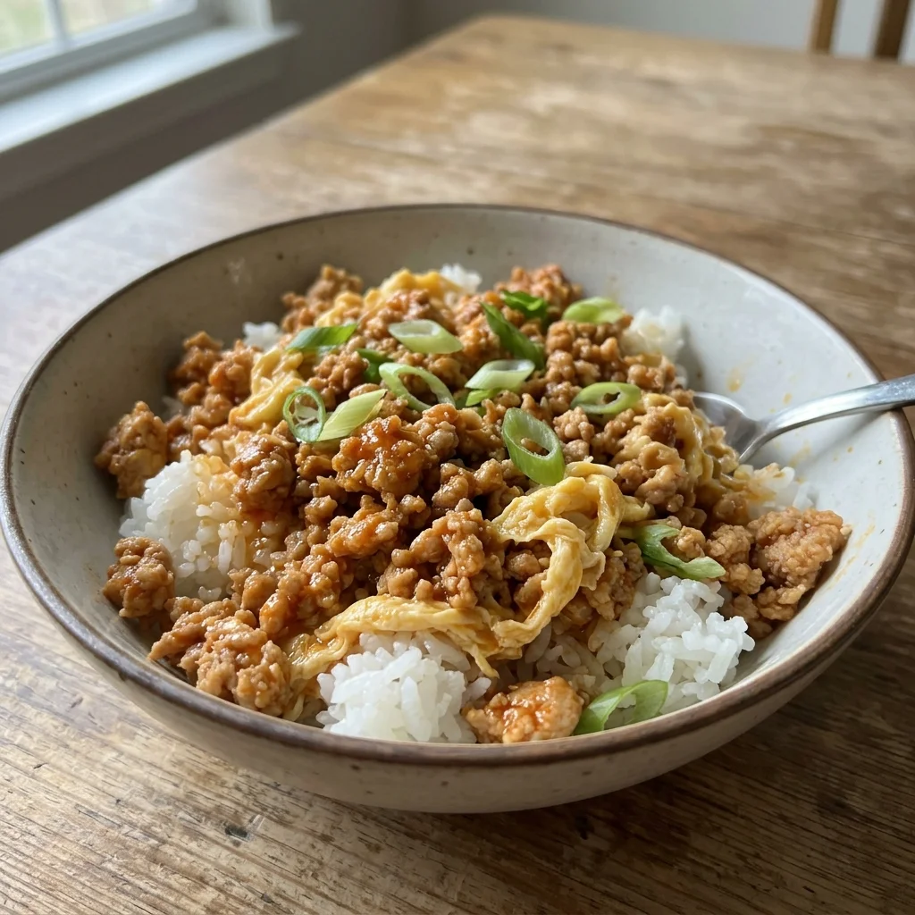 Korean Turkey Egg Rice Bowl