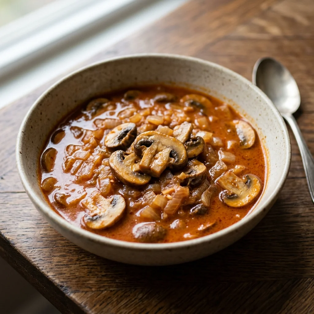 Hungarian Mushroom Paprika Stew