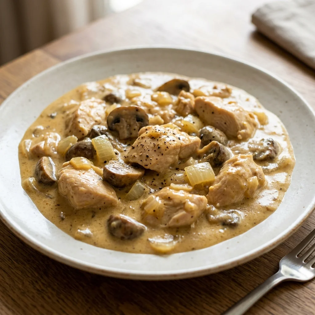 Chicken Dijon Cream Stew